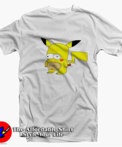 Funny Parody Homer Pikachu Funny Unisex T-shirt On Sale