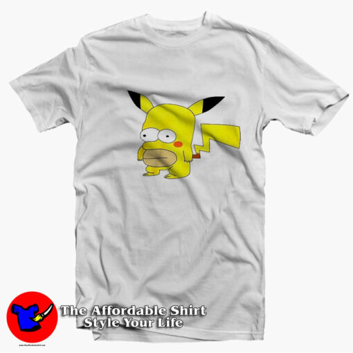 Funny Parody Homer Pikachu Funny Unisex T-shirt On Sale