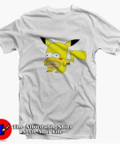 Funny Parody Homer Pikachu Funny Unisex T-shirt On Sale