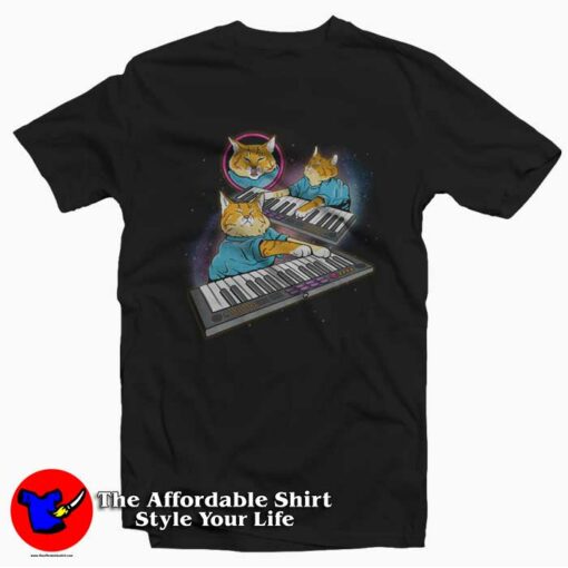 Funny Parody Keyboard Cat Unisex T-shirt On Sale