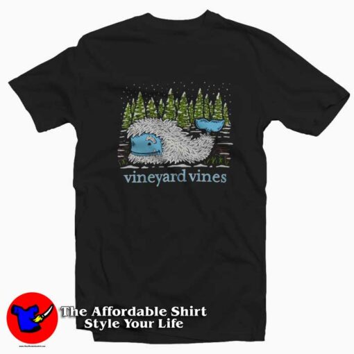 Funny Parody Yeti Whale Vinny Vines Graphic T-Shirt On Sale