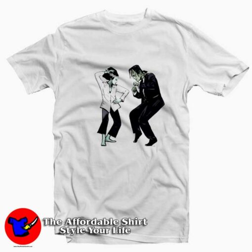 Funny Pulp Frankenstein Dance Unisex T-shirt On Sale