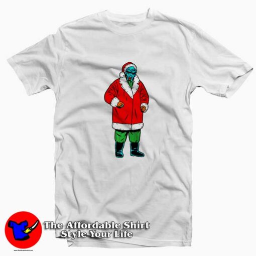 Funny Rapper Mfdoom Santa Parody Unisex T-shirt On Sale