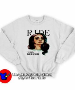 Funny Ride Lana Del Rey Vintage Unisex Sweatshirt On Sale
