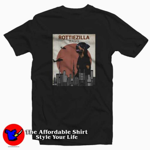 Funny Rottweiler Rottie Dog Lovers Unisex T-shirt On Sale