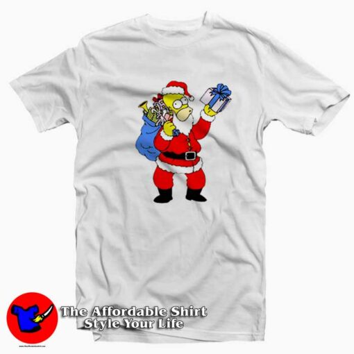 Funny Simpsons The Christmas Doh Unisex T-shirt On Sale