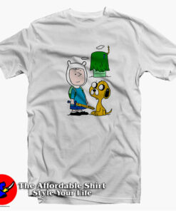 Funny Snoopy Peanuts Adventure Time Unisex T-shirt On Sale