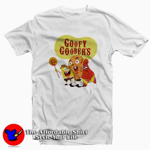 Funny SpongeBob SquarePants Goofy Goobers T-shirt On Sale