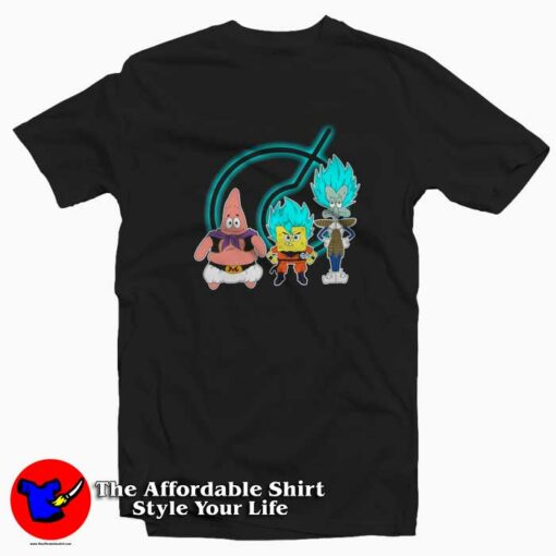 Funny Spongebob Parody Dragon Ball T-shirt On Sale