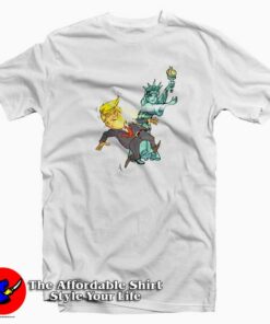 Funny Statue of Liberty Slaps Trump T Shirt Cheap Funny Statue of Liberty Slaps Trump T Shirt Cheap