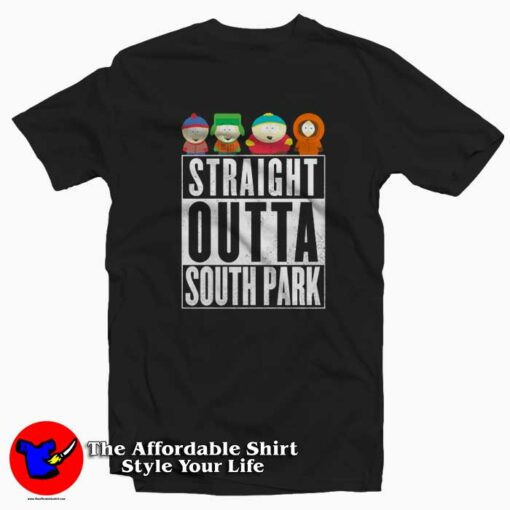 Funny Straight Outta South Park Tv Series T-shirt On Sale