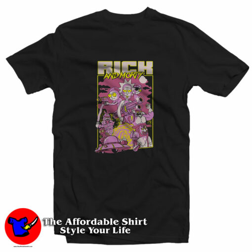 Funny Style Rick And Morty Graphic Unisex T-Shirt On Sale