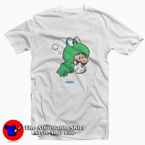 Funny Super Mario Cosplay Frog Unisex T-Shirt On Sale