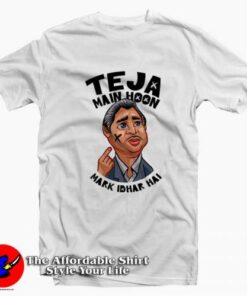 Funny Teja Main Hoon Mark Idhar Hai Unisex T-shirt On Sale