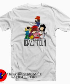 Funny The Peanuts Led Zeppelin Vintage T-shirt On Sale
