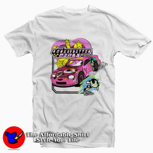 Funny The Powerpuff Mega Yacht Wacky Racing T-Shirt On Sale