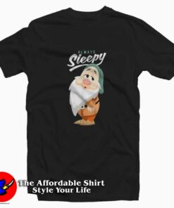 Funny The Seven Dwarfs Always Sleepy Unisex T-shirt On Sale Funny The Seven Dwarfs Always Sleepy Unisex T-shirt On Sale