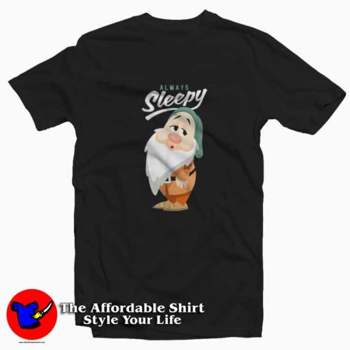 Funny The Seven Dwarfs Always Sleepy Unisex T-shirt On Sale