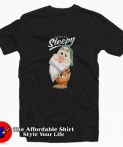 Funny The Seven Dwarfs Always Sleepy Unisex T-shirt On Sale Funny The Seven Dwarfs Always Sleepy Unisex T-shirt On Sale
