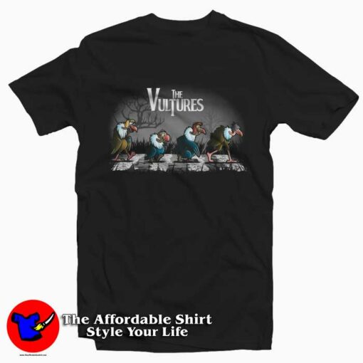 Funny The Vultures Looney Tunes Abbey Road T-shirt On Sale