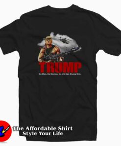 Funny Trump Rambo America Patriotic T-shirt On Sale Funny Trump Rambo America Patriotic T-shirt On Sale