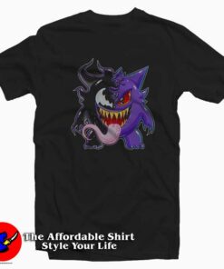 Funny Venom Symbiotes Gengar Cute T-shirt On Sale Funny Venom Symbiotes Gengar Cute T-shirt On Sale