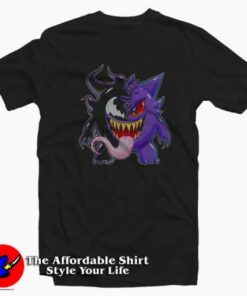 Funny Venom Symbiotes Gengar Cute T-shirt On Sale Funny Venom Symbiotes Gengar Cute T-shirt On Sale