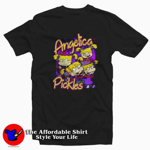 Funny Vinateg Angelica Pickles Rugrats T-shirt On Sale