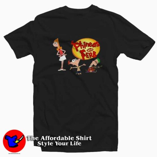 Funny Vintage Dotion Phineas And Ferb T-shirt Cheap