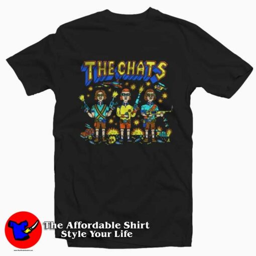 Funny With The Chats Band Vintage T-Shirt On Sale