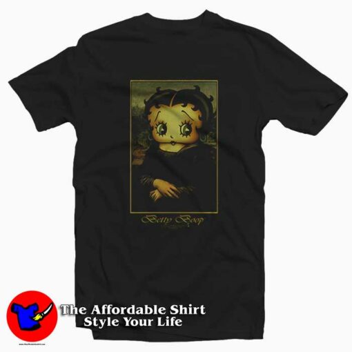 Funny Work Of Art Betty Boop Parody T-shirt On Sale