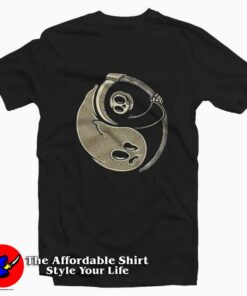 Funny Yin & Yang Ghost & Reaper Unisex T-shirt On Sale Funny Yin & Yang Ghost & Reaper Unisex T-shirt On Sale