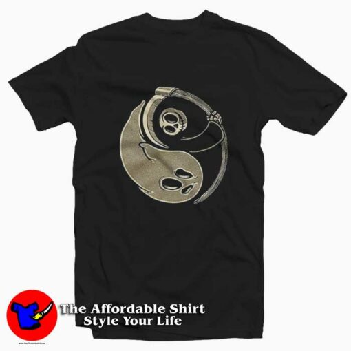 Funny Yin & Yang Ghost & Reaper Unisex T-shirt On Sale