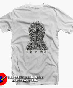 Game Of Thrones Ep Names Throne Graphic T-Shirt On Sale