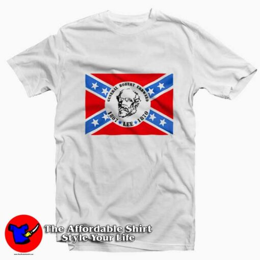 General Robert E Lee US Army Navy Major T-shirt On Sale