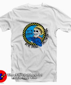 Get In Losers Were Saving Halloween Town T-Shirt On Sale
