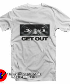 Get Out Vintage Movie Poster Graphic T-Shirt On Sale