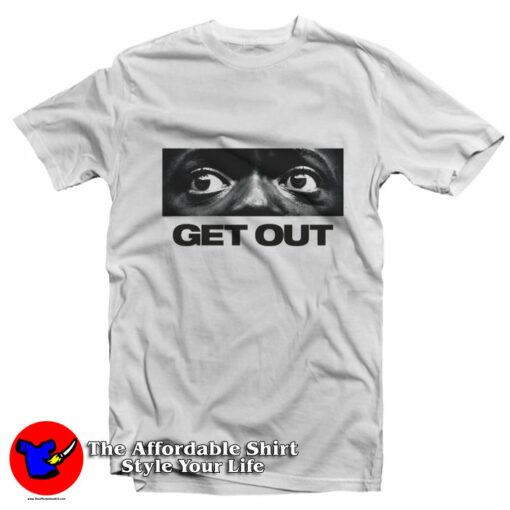 Get Out Vintage Movie Poster Graphic T-Shirt On Sale