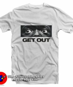 Get Out Vintage Movie Poster Graphic T-Shirt On Sale