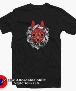 Ghibli Princess Mononoke Gods & Spirits Unisex T-Shirt On Sale Ghibli Princess Mononoke Gods & Spirits Unisex T-Shirt On Sale