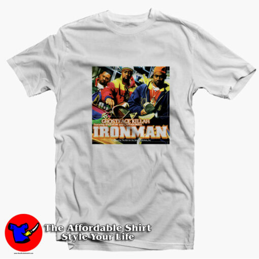 Ghostface Killah Ironman Rap Hip-Hop Graphic T-shirt On Sale