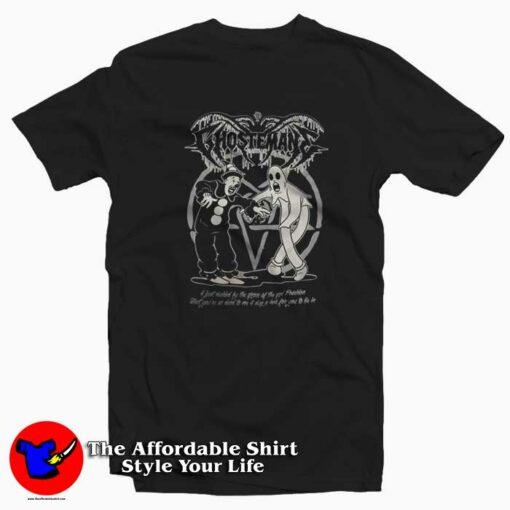 Ghostname Clown and Black Metal Hip Hop T-shirt On Sale