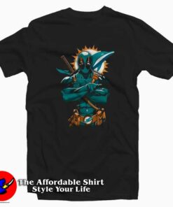 Giants Deadpool x Miami Dolphins Funny T-shirt On Sale Giants Deadpool x Miami Dolphins Funny T-shirt On Sale