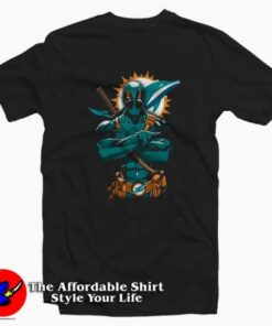 Giants Deadpool x Miami Dolphins Funny T-shirt On Sale Giants Deadpool x Miami Dolphins Funny T-shirt On Sale