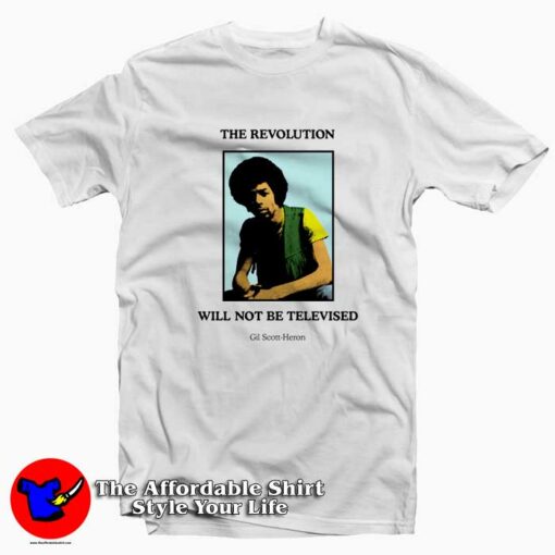 Gil Scott Heron Revolution Unisex T Shirt Cheap