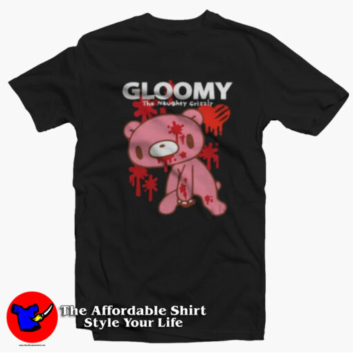 Gloomy Bear The Naughty Grizzly Unisex T-shirt On Sale