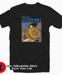 Goku Riding A Motocycle Dragon Ball Unisex T-shirt On Sale