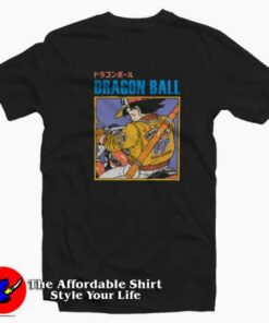 Goku Riding A Motocycle Dragon Ball Unisex T-shirt On Sale