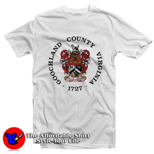 Goochland Country Virginia Society Graphic T-Shirt On Sale