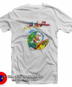 Goofy Donald Duck Big Kahuna Surf Disney T-Shirt On Sale